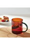 SKUGGSTUBB Mug, mixed colours brown/green, 41 cl - 3