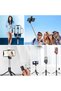 Self-Extending Selfie Stick with Built-in LED Light and Remote Control, Desktop Tripod (Lisinya) LSELDR06 - 6