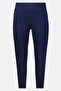 Women Plus Size Fit Training Legging, Navy - 3