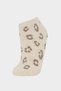 Women's 5-Pack Cotton Booties Socks F5638Axns - 6