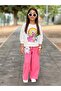 Girls' Labubu Full Lycra Two-Piece Top and Bottom Set Seasonal