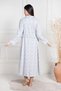 Gray Maternity Pajama Set with Shawl - 3