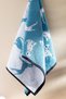 New Season Dalmatien Yarn Dyed Face Towel - Blue - 50X85 cm - Blue - 2