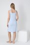 Lace Detailed Dressing Gown V-Neck Midi Length Maternity and Postpartum Nightgown Set - 6