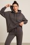 Women's Smoked Oversize Hooded Tracksuit Set - 4