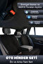 Mindra Series Chevrolet Rezzo 2004-2008 Compatible Car Seat Cushion Set - Black - 4