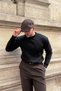Fella Men's Ribbed Knitwear Crew Neck Regular Fit Sweater - 8