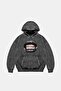 The Last Supper Teeth Printed Oversize Unisex Washable Black Hoodie