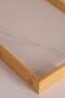Bambum Marbella - Set of 2 Marble Patterned Trays White Large Medium - 5