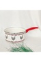 Kara Tavuk Enamel Pan Saucepan 2 Liters 19 cm Diameter Casserole Red Handle - 3