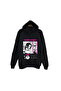 Black Stones Nana Printed Unisex 100% Cotton Hooded Black Sweatshirt