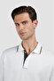 Men's Woven Cotton Lyocell Polo Shirt - 3
