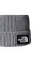 Tnf Logo Box Cuffed Beanie Hat Nf0A8Chedyy1 Gray - 2