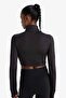 W0343 Black Defactofit Slim Fit Slim-Fit Zippered Stand-Up Collar Soft Fuzzy Inside Stretchy Fabric U - 6