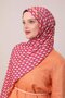 Fuchsia Triangle Pattern Club Shawl - 3