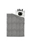 NATTHÄGER Duvet cover and pillowcase, black white/zebra, 150 x 200/50 x 80 cm - 2