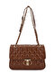 Women's Faux Leather Camel Shoulder Bag