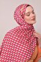 Fuchsia Triangle Pattern Club Shawl