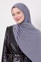 K.Grey Plain Sandy Shawl - 2