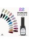 Stardust Gel Nail Polish – 22 Holographic Galaxy Colors, 8ml Each | Long-Lasting UV/LED Soak Off - 3