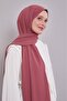 Dark Pink Plain Trend Shawl - 2