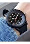 Men's Wristwatch Black Sport Design Waterproof Plastic Band