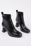 Celi̇na Blunt Toe Zippered Heeled Women's Boots - 3