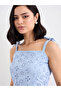 Women Schiffli Cotton Maxi Dress - 3