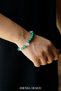 Malachite, Aventurine, Crystal Quartz Stone Heart Chakra Bracelet - Love and Emotional Balance - 6