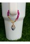 Colorful Globe Thermos Ornament/Thermos with Filled Globe Charm/Figure Bag Charm - 2