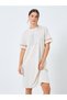Newport Graphic Stripe Print Sleep T-Shirt Dress - 2
