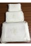French Guipure Satin Bohça Promise Engagement Purse Dowry Bag Set of 3 - 2
