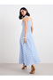 Women Schiffli Cotton Maxi Dress - 4
