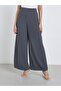 Elegant Charcoal Wide Leg Trousers - 2