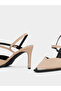 Maliya Nude Pointed Toe Shoes with Metal Trim - 3