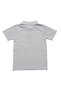 Gray Short Sleeve Solid Color Collared 6-17 Years Old Children's School Lacoste T-Shirt Polo Neck T-Shirt - 2