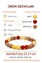 Agate, Tiger's Eye, Calcite Stone Sun Chakra Bracelet – Energy and Self-Confidence - 3