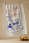 Casa - Colorful Printed Set of 3 40X60 Kitchen Towels, Dishcloths - 4