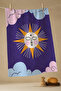 Party Time - Colorful Printed Set of 4 40X60 Kitchen Towels, Dish Cloths - 5