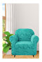 Jacquard Sahra Pattern Single Armchair Cover, Armchair Cover, Elasticated 1 Piece