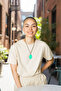 Fatma Ana Eli Glow-In-The-Dark Phosphorescent Chain Necklace - 5