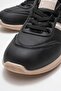 Lace-Up Women's Sneakers; Black Vison - 3