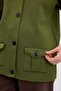 Solid Color Pocketed Knitwear Cardigan Oil Green - 5