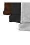 Women's 3-Pack Gray-Black-Brown Ribbed Loose Fit Comfortable Sweatpants - 3