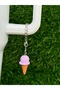Ice Cream Thermos Ornament/Ice Cream Thermos Charm in a Cone/Cone Bag Charm - 5