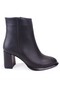 Dza07-811501 Black Classic Heeled Women's Boots - 2