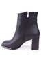 Dza07-811501 Black Classic Heeled Women's Boots - 3