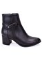 Dza07-928905 Black Classic Heeled Women's Boots - 2