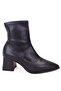 Dza07-1277201 Black Classic Heeled Women's Boots - 2