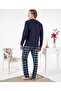 Six Plaid Cotton Pajama Sets - 3